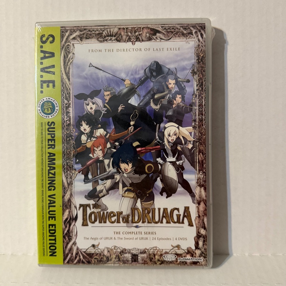 The Tower of Druaga The Complete Series DVD SAVE Edition Funimation Anime New